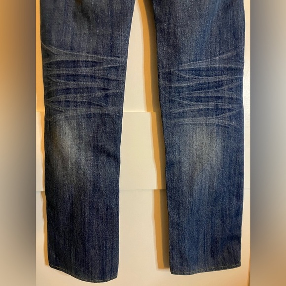 Seven7 Blue Denim Jeans waist 31” hem 31.25” W31L31 blue fade distressed pants - Picture 3 of 16